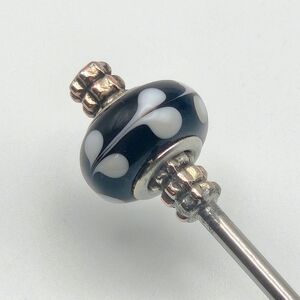 Heartbreaker Ex Appeal Stainless Steel Hair Stick In Black & White